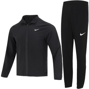 耐克男装运动套装26新款健身房跑步训练衣服夹克外套休闲长裤子