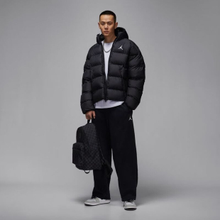 NIKE耐克男子宽松夹克26年夏季新款保暖篮球服棉服外套HV0533