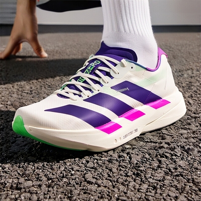阿迪达斯adidas男鞋竞速跑步鞋新款adizero pro4缓震马拉松运动鞋