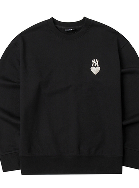 MLB休闲卫衣男女装长袖套头衫2025秋新款情侣宽松运动服3AMTH9144