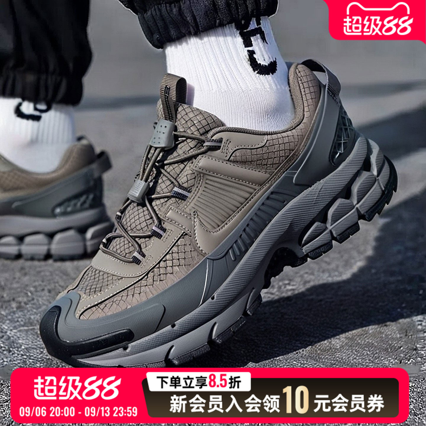 耐克男鞋休闲鞋运动鞋秋冬款拒水挡泥日常通勤出行柔韧耐磨鞋子