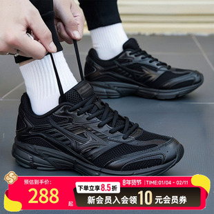 MIZUNO美津浓跑步鞋男冬季黑武士训练鞋轻便男鞋新款缓震休闲鞋