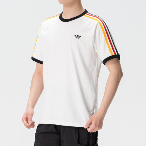阿迪达斯短袖男子白色T恤2026夏季新款健身跑步透气运动服KC8639
