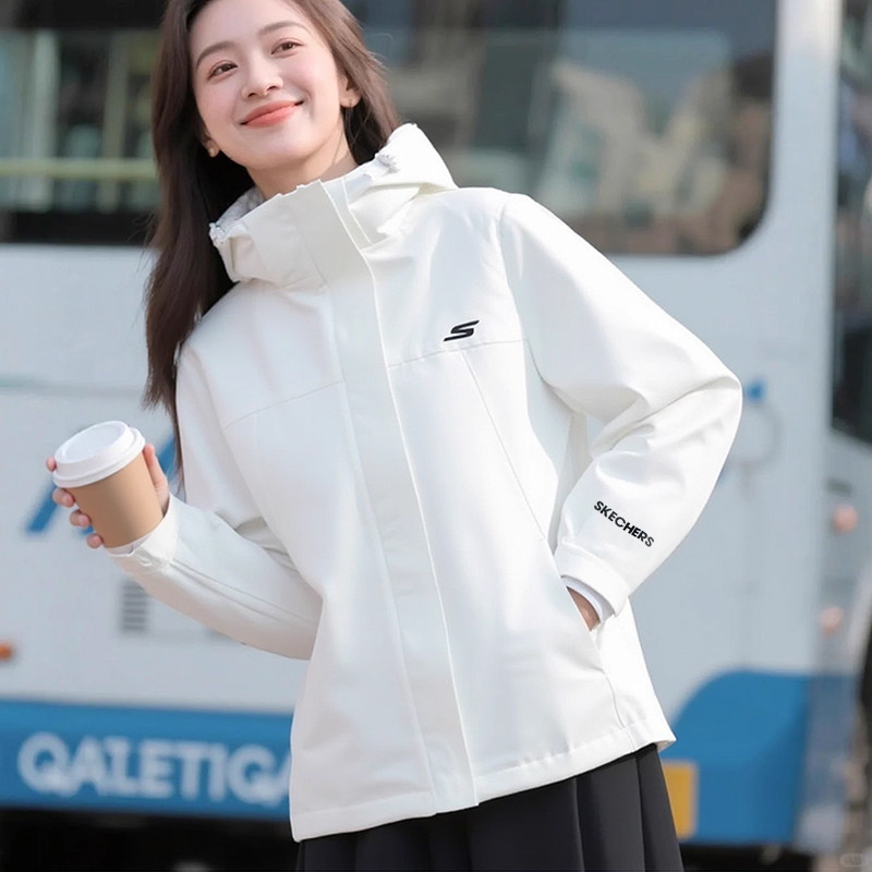 斯凯奇女装夹克外套2026正品春季新款户外骑行休闲服跑步运动服