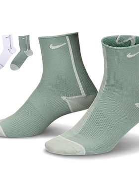 NIKE耐克袜子男袜女袜春季新款三双装运动袜休闲袜中筒袜潮CK6021