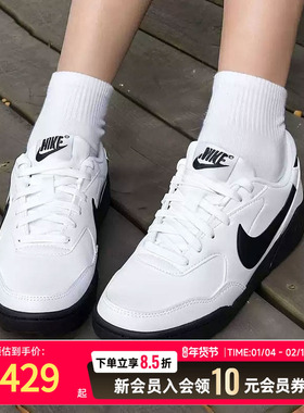 NIKE耐克女鞋25冬季新款TERRAMANTA低帮复古黑白休闲鞋HQ1940-100