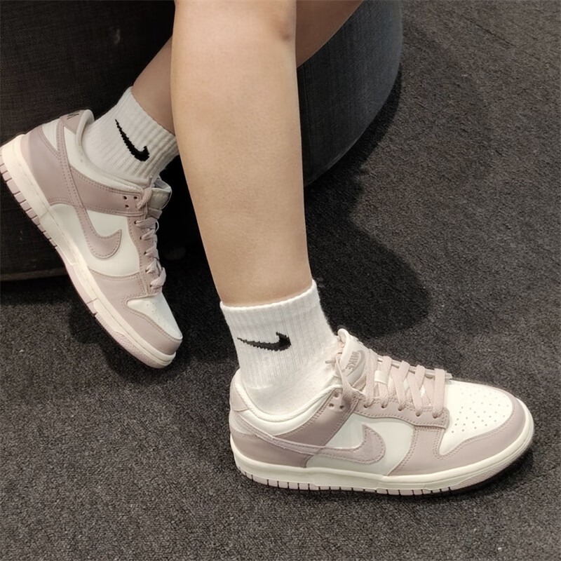 NIKE耐克粉紫色女鞋25新款低帮透气复古休闲鞋运动板鞋FB9109-122