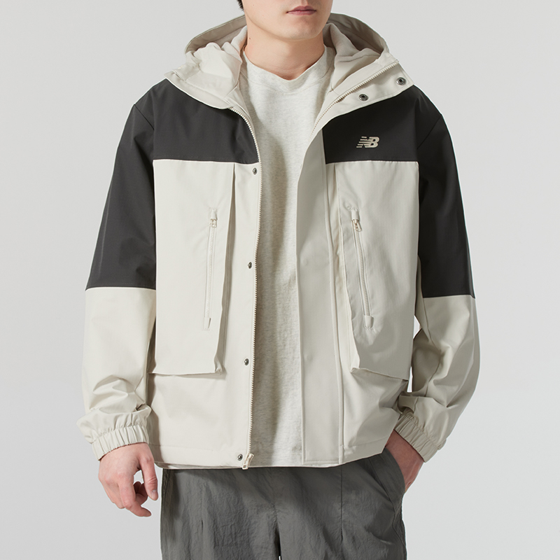 NEW BALANCE外套男女梭织夹克25春新款NB跑步休闲运动服AMJ51322
