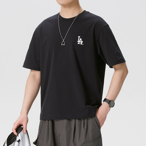 MLB男装女装短袖T恤2026新款夏季运动服透气跑步半袖3ATSN7663