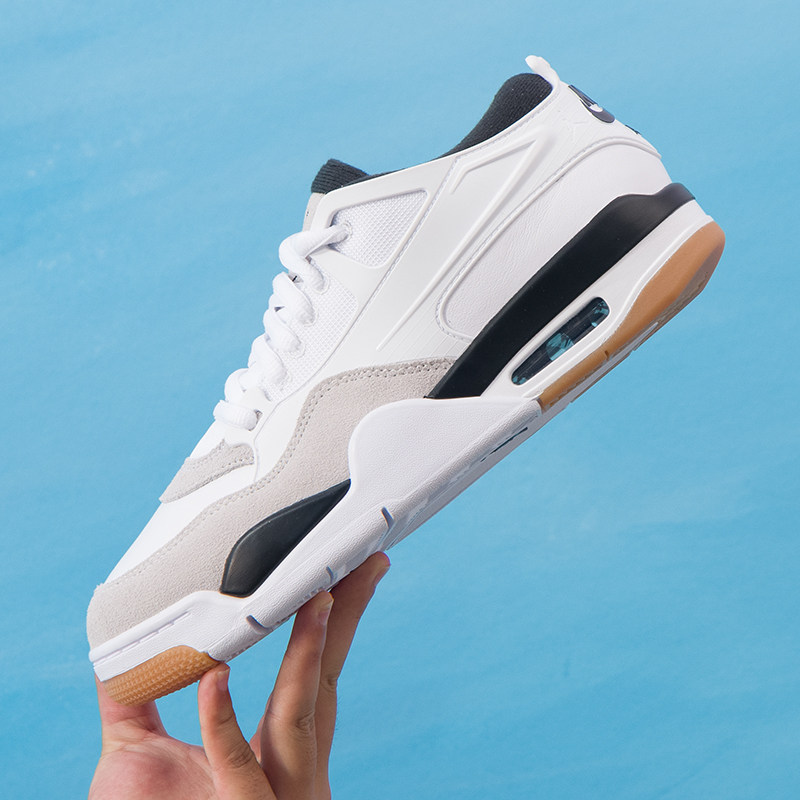 NIKE耐克JORDAN男鞋新款低帮透气气垫鞋缓震AJ4运动鞋篮球鞋