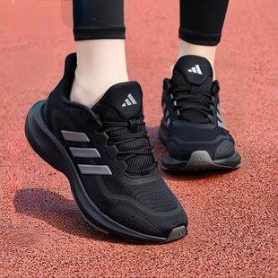 adidas阿迪达斯男鞋正品新款黑武士网面透气休闲运动跑步鞋JH5150