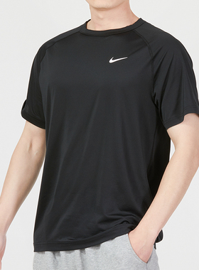 NIKE耐克男子跑步健身衣短袖2026夏季新款运动宽松T恤DV9816-010