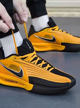 NIKE耐克男鞋黄色篮球鞋2025新款健身训练比赛运动鞋IM3369-007