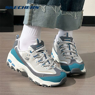 旅游鞋 斯凯奇Skechers休闲鞋 透气低帮厚底运动鞋 健身训练鞋 女鞋