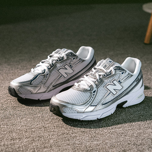 New balance NB740老爹鞋男女2025新款情侣网面透气运动鞋U740WN2