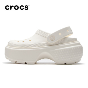 女鞋 凉鞋 白色厚底洞洞鞋 运动休闲鞋 209347 26新款 crocs卡骆驰男鞋