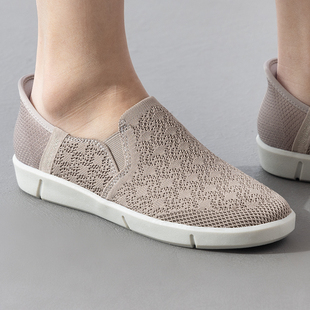 新款 冬季 一脚穿懒人鞋 运动鞋 斯凯奇软底休闲鞋 网面透气健步鞋 女鞋