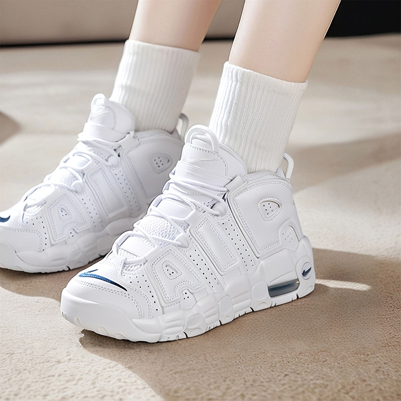 NIKE AIR MoreUptempo 白色皮蓬大Air高帮复古篮球鞋DH9719-100