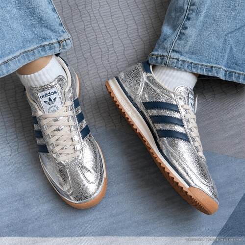 阿迪达斯 adidas三叶草女鞋 春季新款SL72 OG W复古时尚T头鞋轻便
