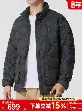 NEW BALANCE羽绒服男装女装25秋冬新款保暖轻薄外套NPE41261-DKG
