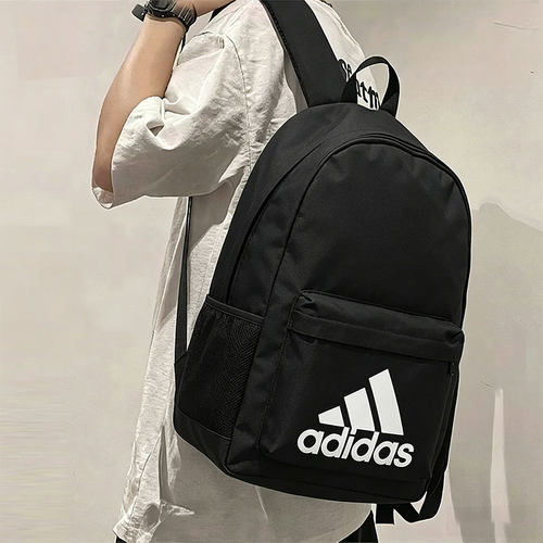 阿迪达斯初高中学生书包男女新款大容量运动背包轻便双肩包HG0349