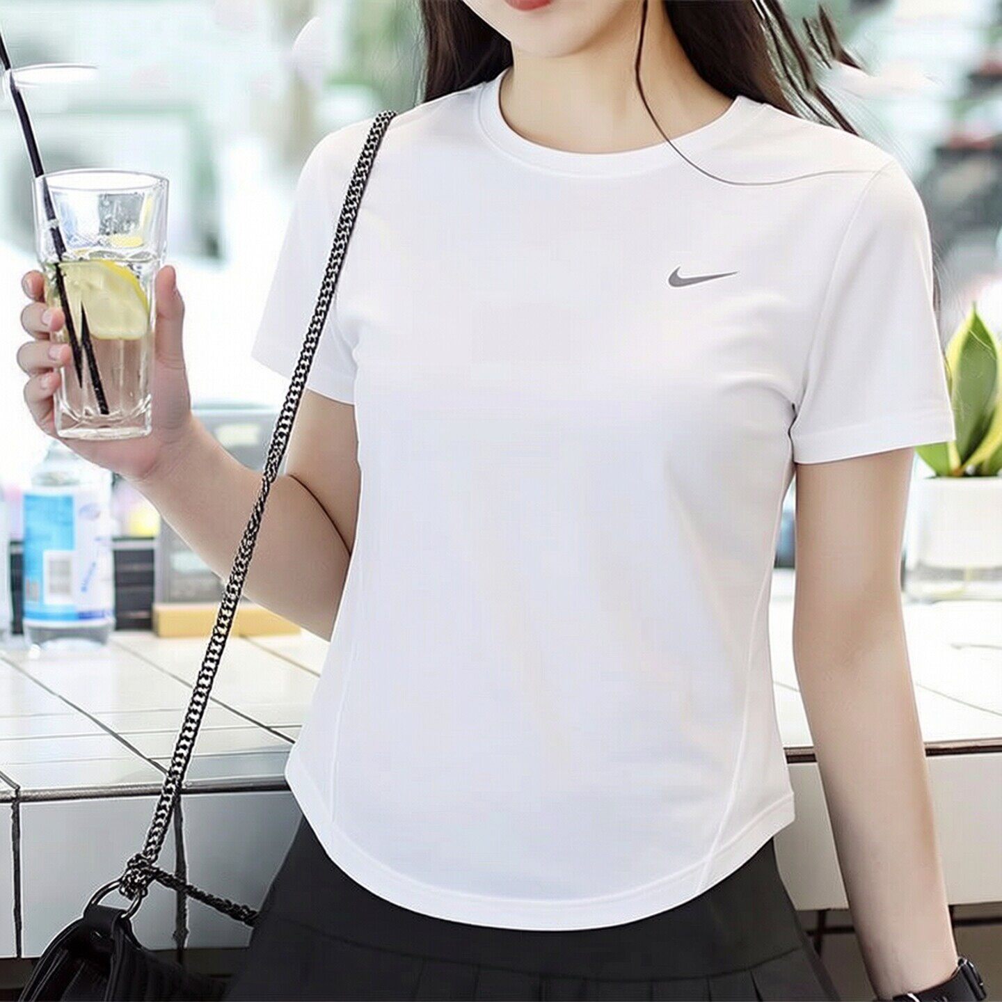 耐克女子短袖透气上衣2026新款秋季速干T恤跑步健身训练服HQ0649