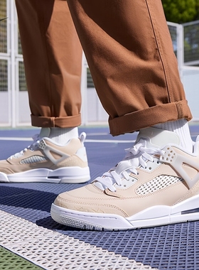 耐克正品男鞋25冬季款JordanSpizikeLow篮球鞋缓震轻便运动训练鞋