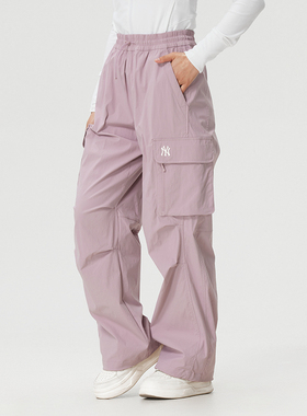 MLB梭织长裤子男女裤休闲裤26春季新款跑步运动裤3AWPB0563-50LDL