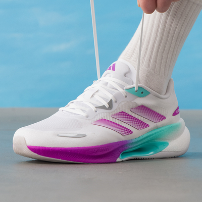 阿迪达斯跑步鞋男鞋女鞋2026春季新款运动鞋减震健身训练鞋KJ2761