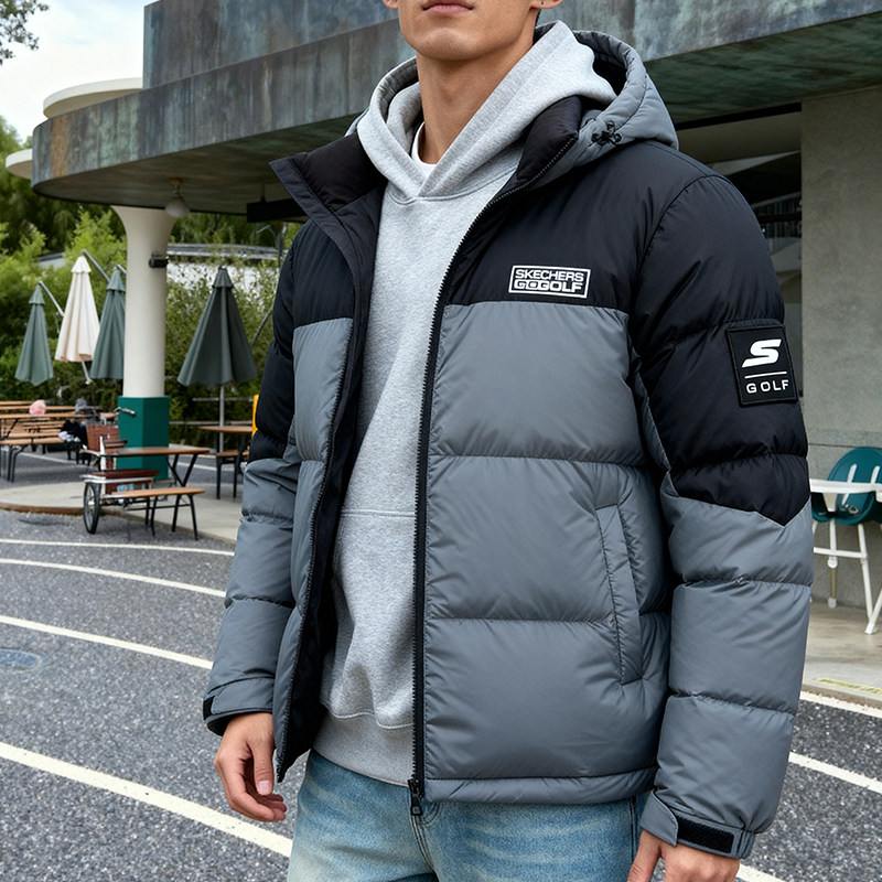 斯凯奇羽绒服男装女装26秋季新款保暖运动服棉羽户外夹克正品外套