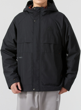 阿迪达斯男装梭织夹克24新款运动服跑步训练健身休闲外套JI8680