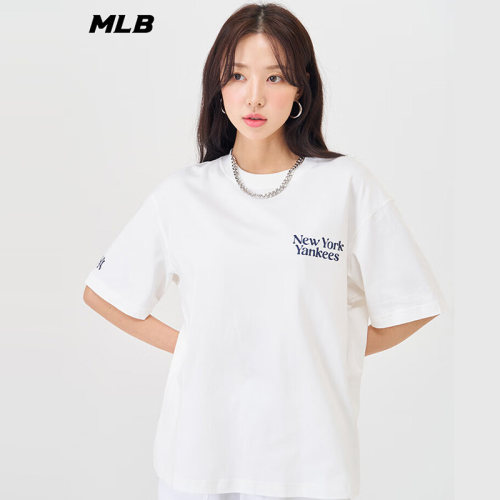 MLB美职棒官方短袖T恤2026夏季印花休闲运动服男女半袖3ATSV0443