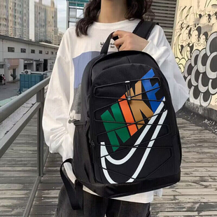 耐克NIKE2025双肩包松紧绳通勤包运动健身户外背包学生书包HF7722