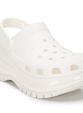 Crocs卡骆驰经典光轮Clog洞洞鞋白色厚底凉鞋男女运动沙滩鞋拖鞋