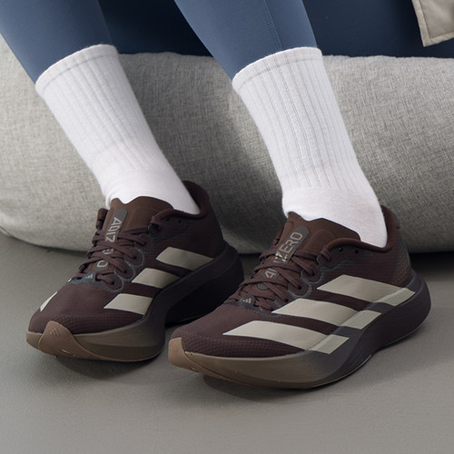阿迪达斯 adidas女鞋竞速跑鞋 Adizero EVO SL运动鞋缓震轻便耐磨