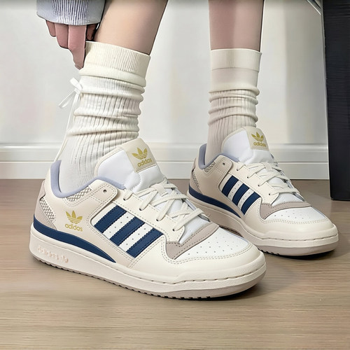 adidas三叶草FORUM LOW CL秋男女运动休闲鞋板鞋LA3798