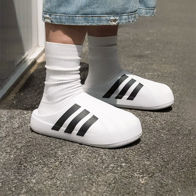 阿迪达斯拖鞋官方正品男鞋女鞋2026春季贝壳头半包穆勒鞋子IF6184