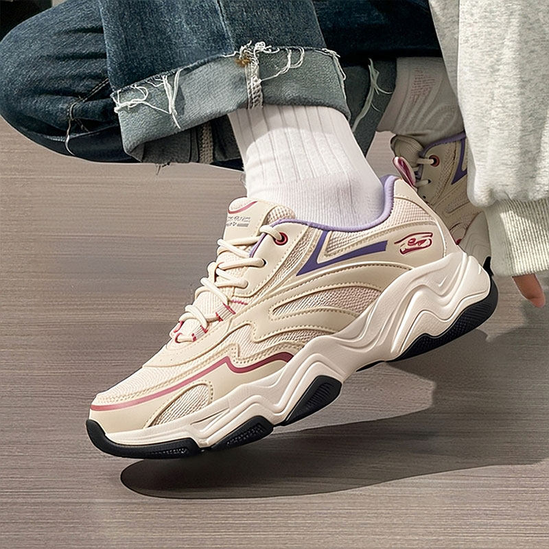 Skechers斯凯奇冬季款官方正品女款休闲鞋轻便厚底老爹鞋 117687