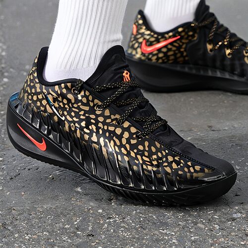 NIKE耐克男鞋篮球鞋26秋季新款黑金豹纹缓震实战运动鞋IU1961-001