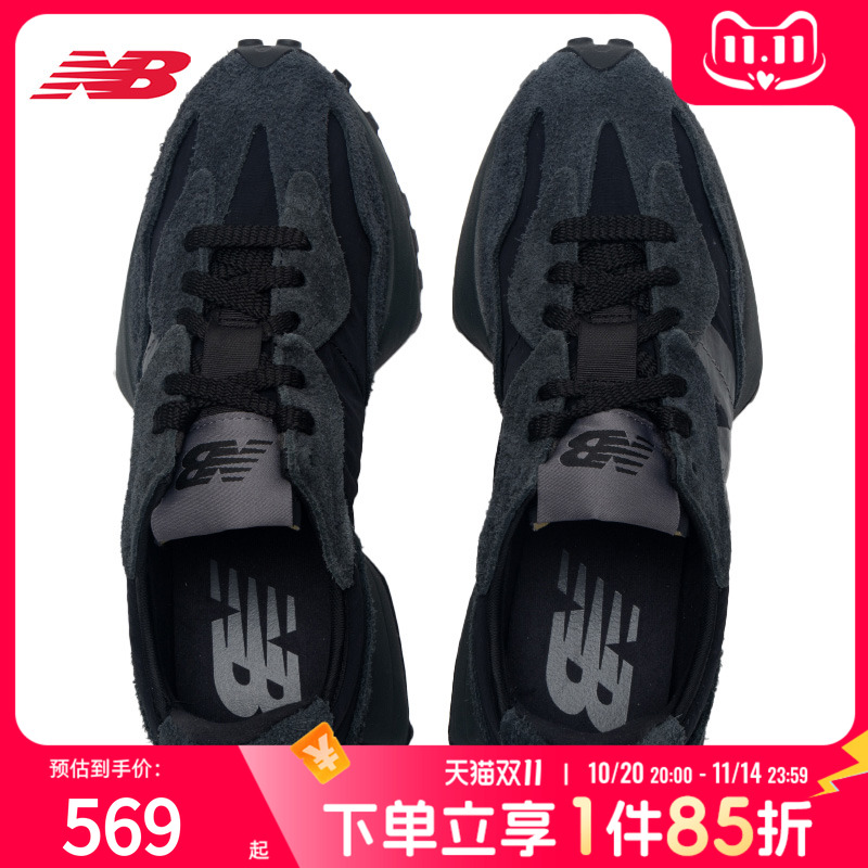NewBalanceNB327黑武士男女鞋2025新款经典运动鞋厚底休闲鞋潮