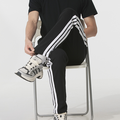 阿迪达斯秋季男女宽松休闲运动裤