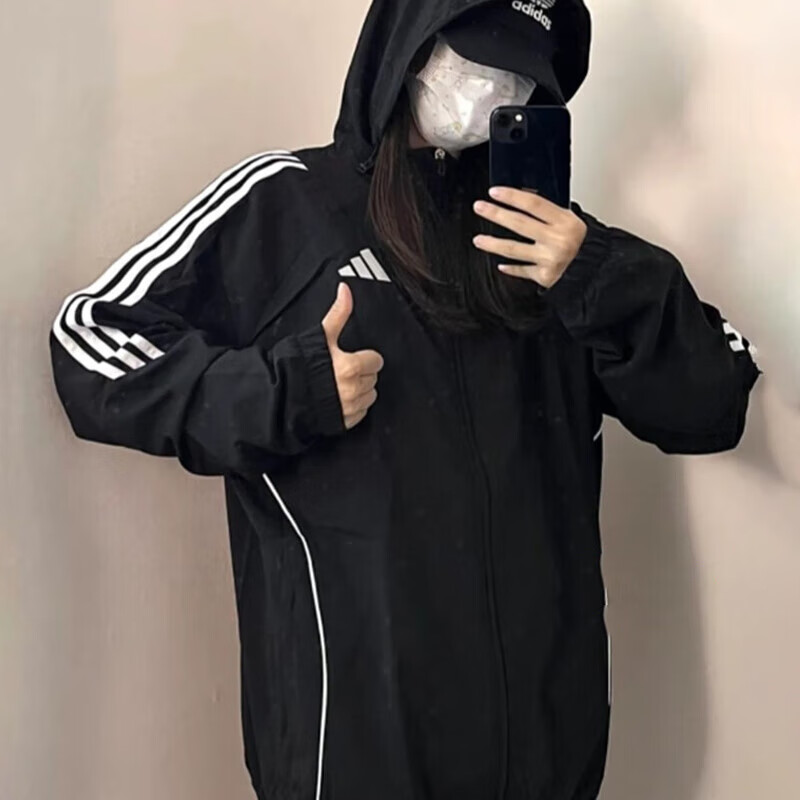 Adidas阿迪达斯外套男款2025夏季新款运动服夹克梭织外套女IM8806