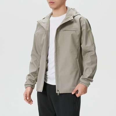 adidas阿迪达斯男装梭织夹克外套2026春新款连帽跑步运动服KQ8526