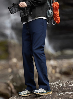 添柏岚长裤男裤冬季新款户外运动裤徒步登山透气直筒休闲裤A2BYY