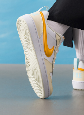 耐克（NIKE）女鞋 COURT BOROUGH LOW RECRAFT (GS)大童运动鞋时
