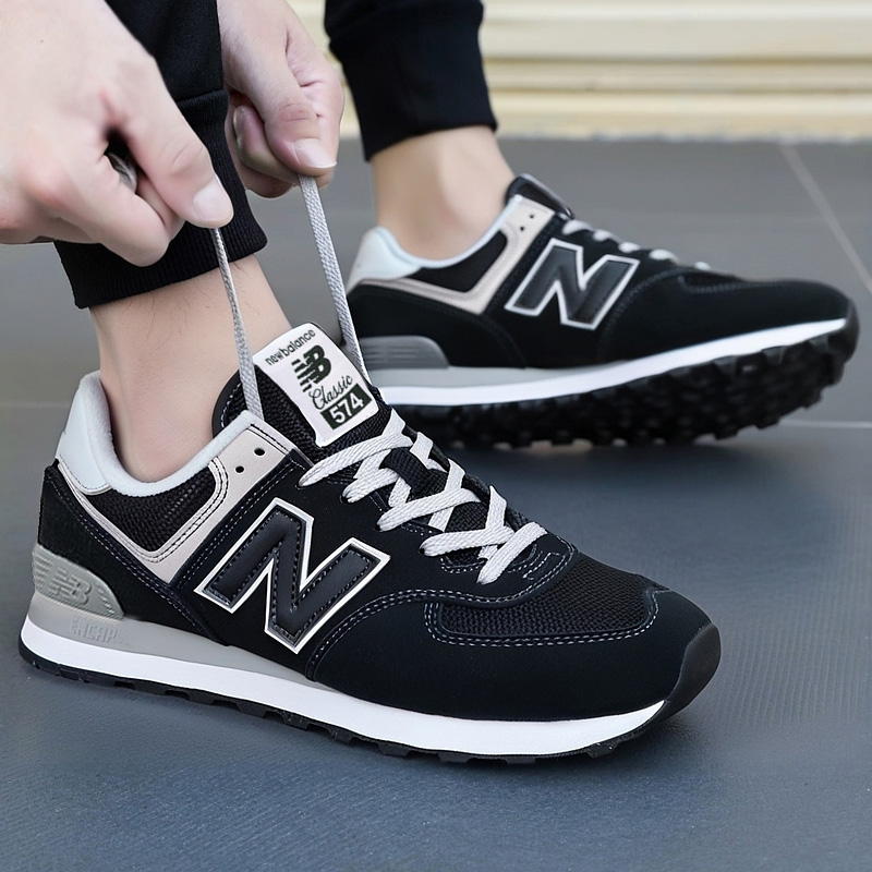 NEW BALANCE男鞋女鞋官方旗舰正品鞋子NB574黑色跑步鞋休闲运动鞋