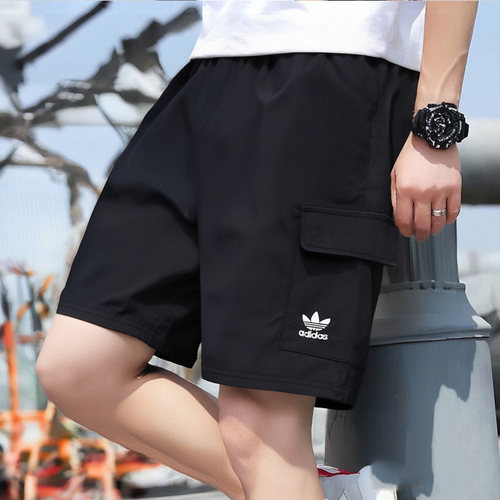 adidas阿迪达斯三叶草夏季男子运动休闲短裤裤子沙滩五分裤JD0406