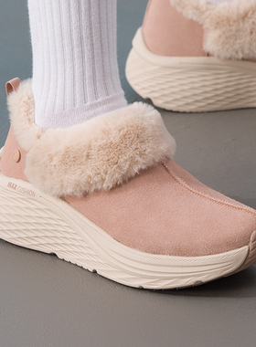 Skechers斯凯奇女士棉鞋25新款冬户外加绒保暖一脚穿休闲鞋175392