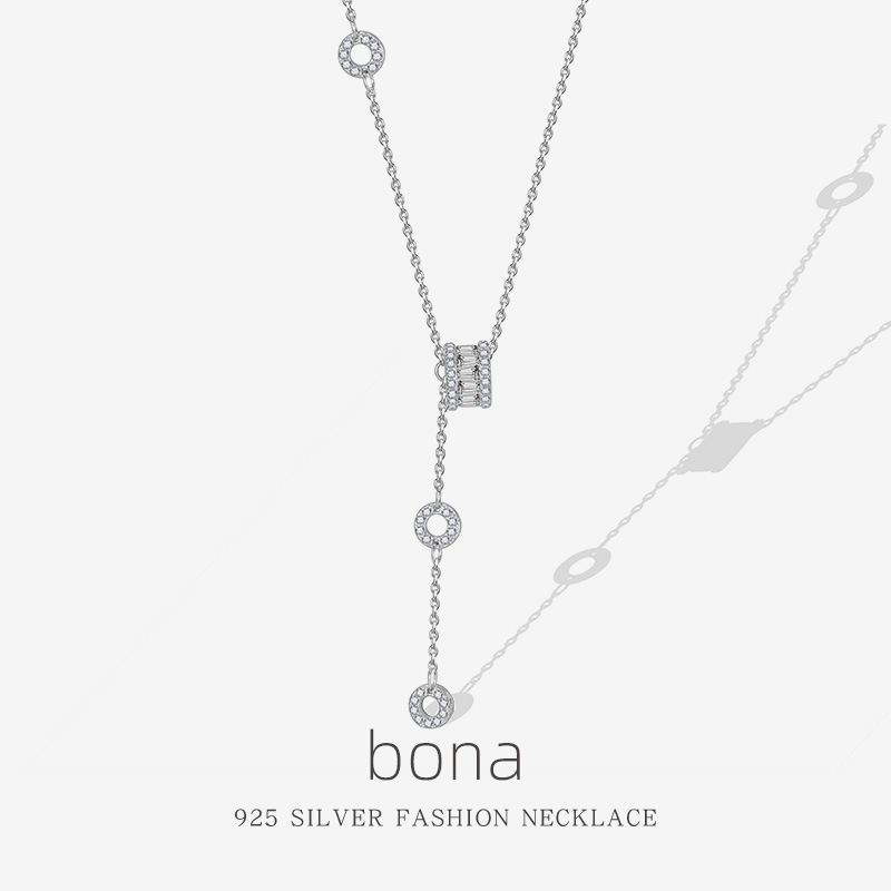 POEM新款925纯银项链轻奢