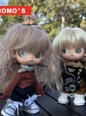 MOMOS娃衣zsiga嘎子姐1/8娃衣套装可爱卡通玩偶娃衣假发